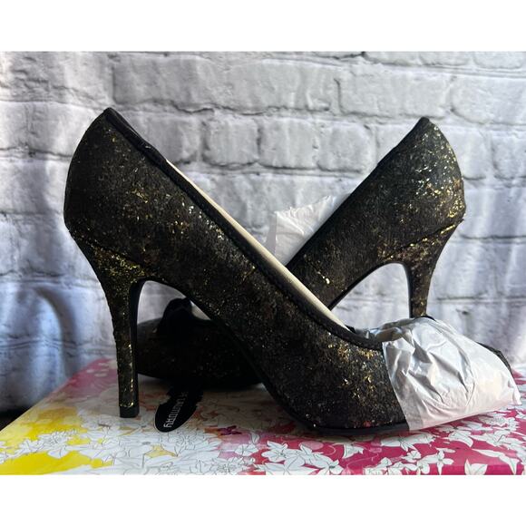 Chinese Laundry Fall for Glitter Women’s Heels Gold Size 8 M New in Box - Picture 4 of 9